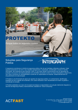 Brochura do Protekto