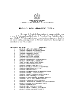 Edital 69/09 - Tribunal de Justiça de Santa Catarina