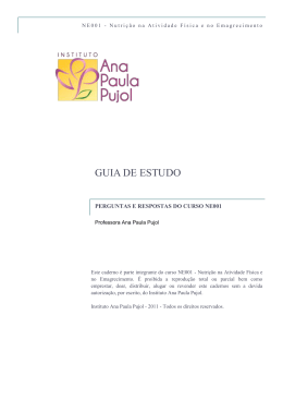 GUIA DE ESTUDO - Instituto Ana Paula Pujol