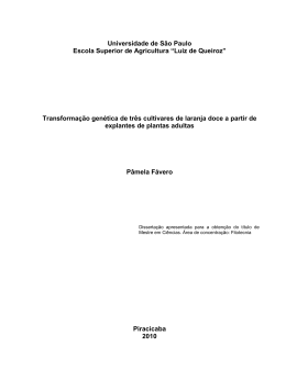 CULTURA DE TECIDOS EM CITROS - Biblioteca Digital de Teses e