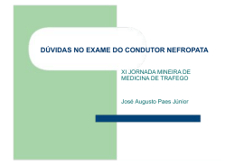 1700 - Dr Jose Augusto - DUVIDAS NO EXAME DO