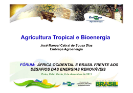 JOSÉ MANUEL CABRAL DIAS - Agricultura tropical e