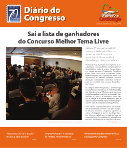 Diário do Congresso 2ª Edição - 70° Congresso Brasileiro de