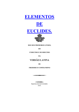 ELEMENTOS DE EUCLIDES.