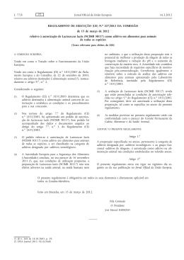 Regulamento de Execução (UE) n.o 227/2012 da