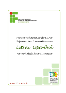 Licenciatura em Letras Espanhol - IFRN