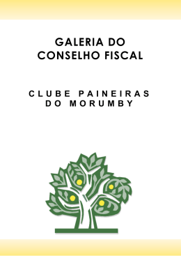 conselho fiscal - Clube Paineiras do Morumby