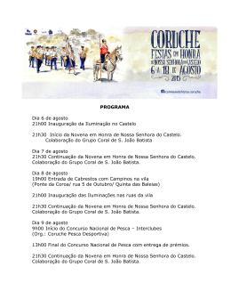 PROGRAMA DAS FESTAS_2015 (1) - Câmara Municipal de Coruche
