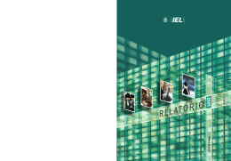 Relatório anual 2009 - Portal da Indústria
