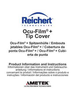 Ocu-Film® + Tip Cover