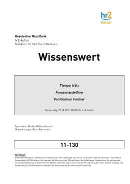 Manuskript - Hessischer Rundfunk