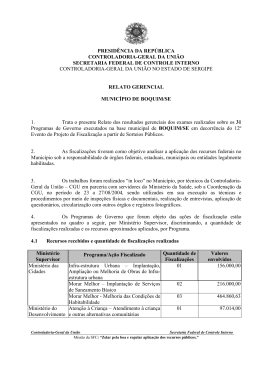 relatório de fiscalização nº 272 município de boquim
