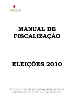 Manual de Fiscalização