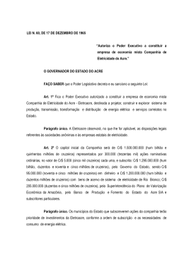 Lei60 - Assembléia Legislativa do Estado do Acre