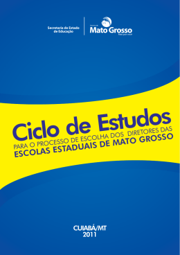 Ciclos de Estudos CDCE Biênio 2012/2013