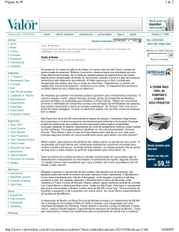 1 de 2 Página da W 24/08/05 http://www.valoronline.com.br