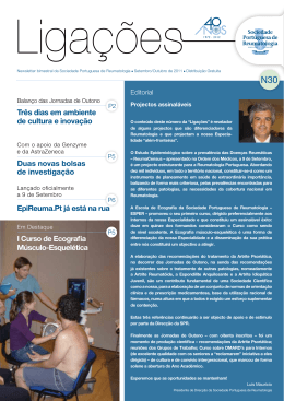 Newsletter bimestral da Sociedade Portuguesa de Reumatologia