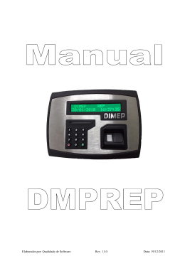 Manual de software Dimep Miniprint