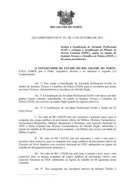 Lei Complementar nº 551 de 13.10.2015