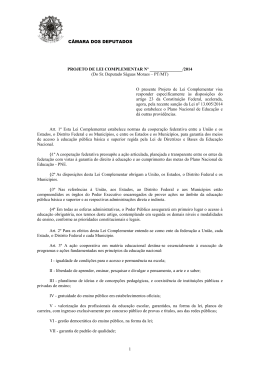 PLP 413-2014 - FNE - Ministério da Educação