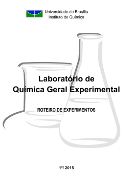 Química Geral Experimental 2015/1