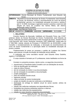 Parecer 0462/2006 - Conselho de Educação do Ceará