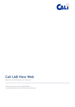 Manual Cali Lab View Web
