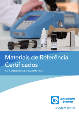 Materiais de Referência Certificados