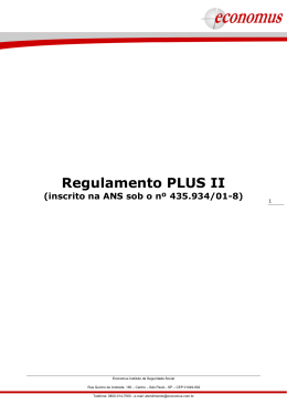 Regulamento PLUS II