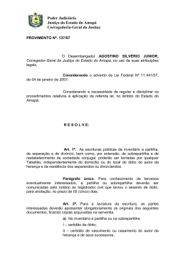 Poder Judiciário Justiça do Estado do Amapá Corregedoria