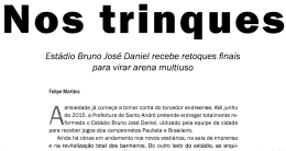 Estadio Bruno Jose Daniel recebe retoques finais para virar arena