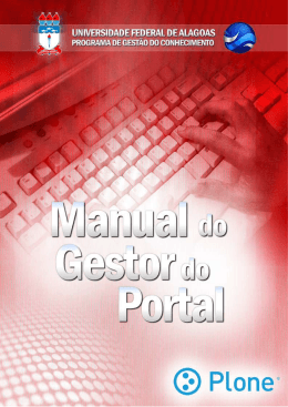 Manual do Gestor do Portal Plone - Universidade Federal de Alagoas