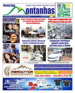 23 de junho de 2015 - JM1 Jornal das Montanhas Manhuaçu MG
