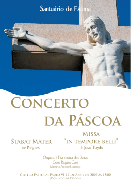 Concerto da Páscoa - Santuário de Fátima
