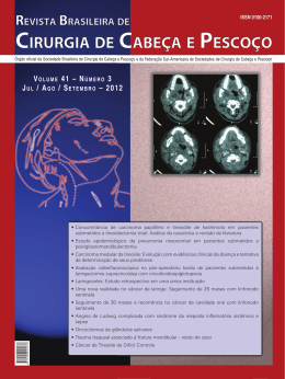Revista SBCCP 41(3).indd - Sociedade Brasileira de Cirurgia de