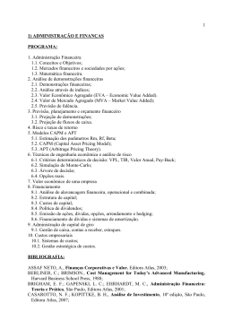 Programa - Edital 05/2011
