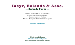 Iacyr, Rolando & Asoc. (2da. parte) - Rolando - Letras
