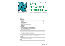 Acta Ped Vol 37 N 3 - Sociedade Portuguesa de Pediatria
