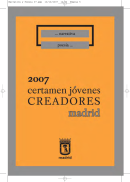 Catálogo Narrativa y Poesía 2007 (276 Kbytes pdf)
