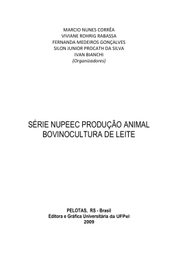 série nupeec produção animal bovinocultura de leite