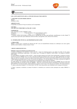 Tivicay® Modelo de texto de bula – Profissional de Saúde LEIA