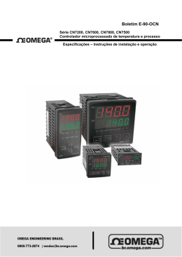Série CN7200, CN7600, CN7800, CN7500 Manual