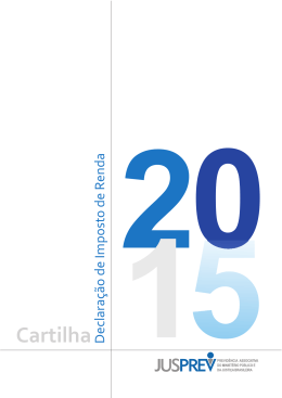 Cartilha IR 2015