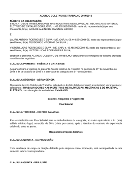 acordo coletivo de trabalho 2014/2015 – lauro antony e victor lucas