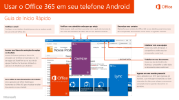 Usar o Office365 em seu telefone Android