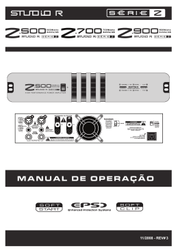 Manual do amplificador Z.500