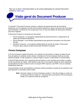 Visão geral do Document Producer