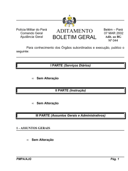 ADT BG 044 - De 23 MAR 2002 - Proxy da Polícia Militar do Pará!