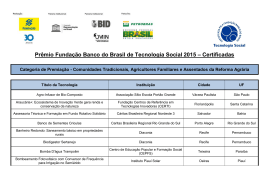Certificadas - Fundação Banco do Brasil