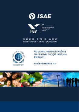 2010– Relatório de Sustentabilidade